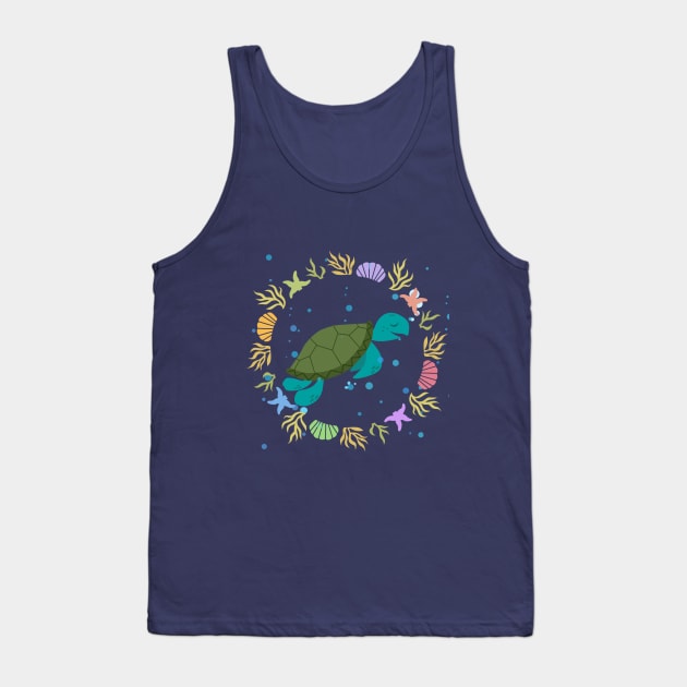 sea turtle Tank Top by richhwalsh